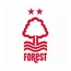 Logo de Forest avec trois étoiles au-dessus d'un arbre stylisé